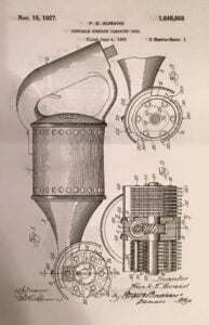 aurand us patent of surface prep tool in 1937